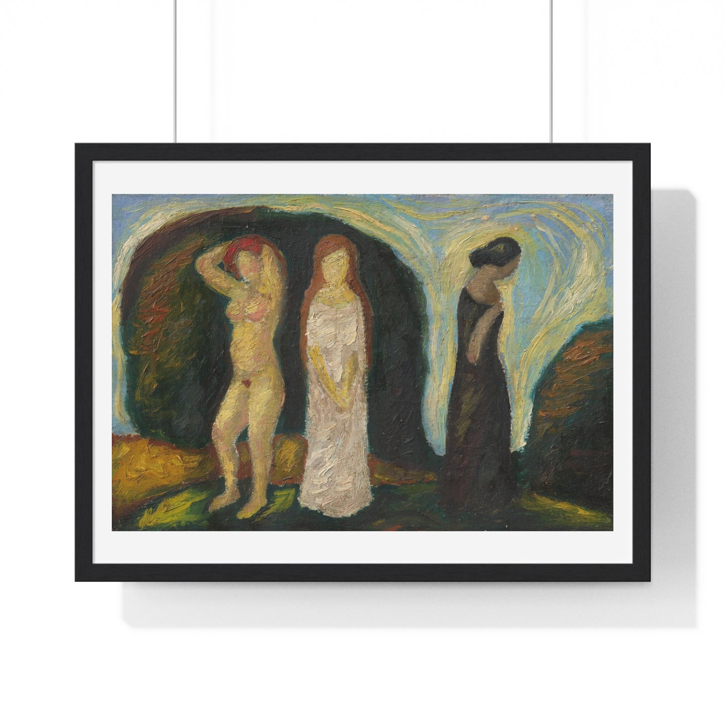 The Three Stages of a Woman's Life, by Mikuláš Galanda, from the Original, Framed Art Print