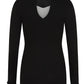 Necessary Evil Cybele Bat Panel Long-Sleeve Top