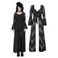 Dark in Love Emersyn Elegant Gothic Lace-Trimmed Long Robe