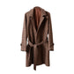 Vireous British-Style Classic Houndstooth Men's Woollen Coat