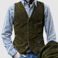 Men's Classic Warm Corduroy Jacket and Waistcoat