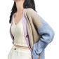 Women's V-Neck Loose Knitted Cardigan, Spring and Autumn Collection