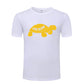 'Live Slow' Cute Cartoon Turtle T-Shirt