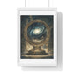 Galactic View, Abstract Art 'Designed by AI', Framed Print