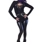 Necessary Evil Dione Long Sleeve Lace-Up Plunge Top