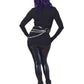Necessary Evil Dione Long Sleeve Lace-Up Plunge Top