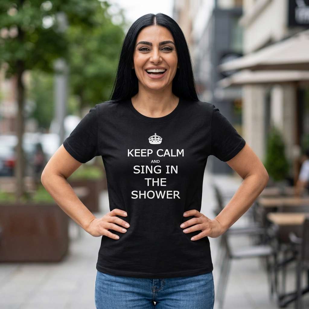 Keep Calm and Sing in the Shower T-Shirt