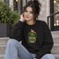 Funny Adult Christmas Jumpers: 'Resting Grinch Face' Christmas Crewneck