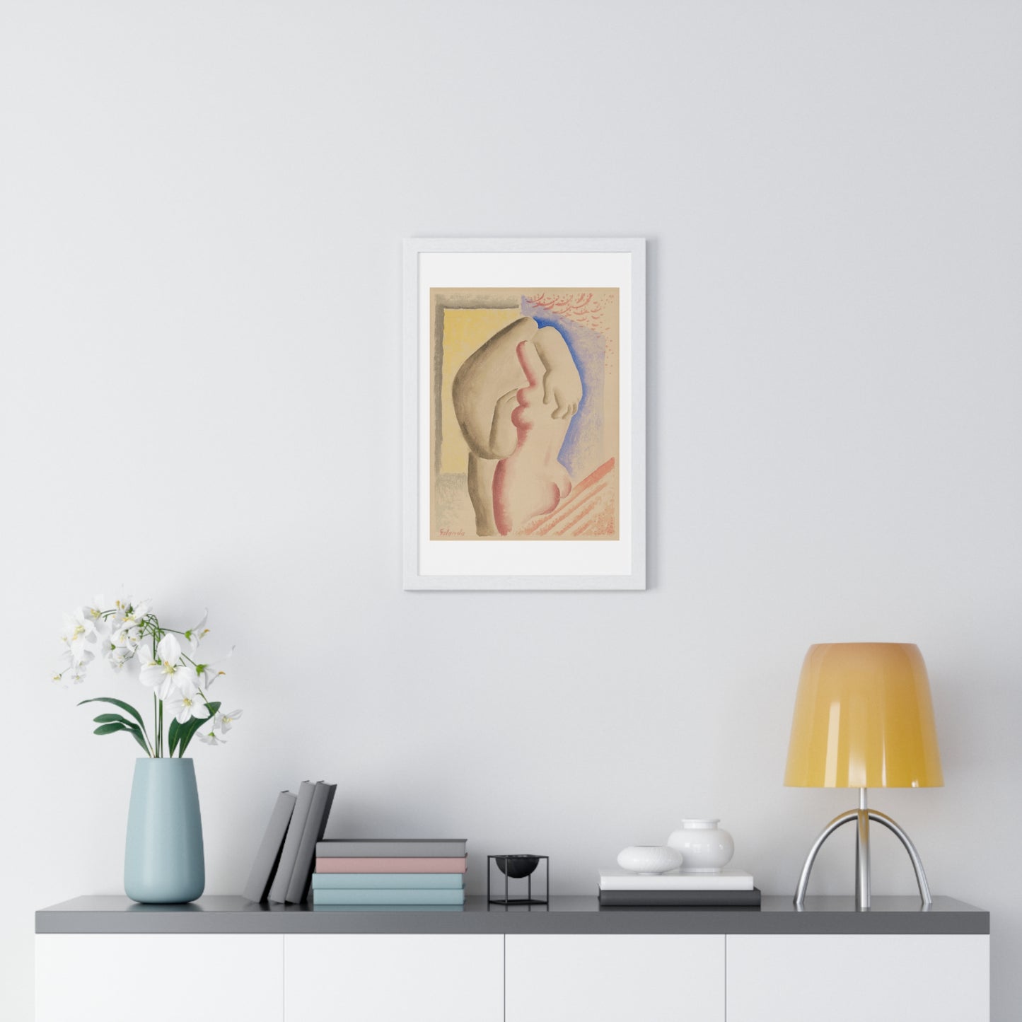 Lovers by Mikuláš Galanda, from the Original, Framed Art Print