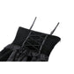 Dark in Love Fia Romantic Gothic Hollow Waist Maxi Dress