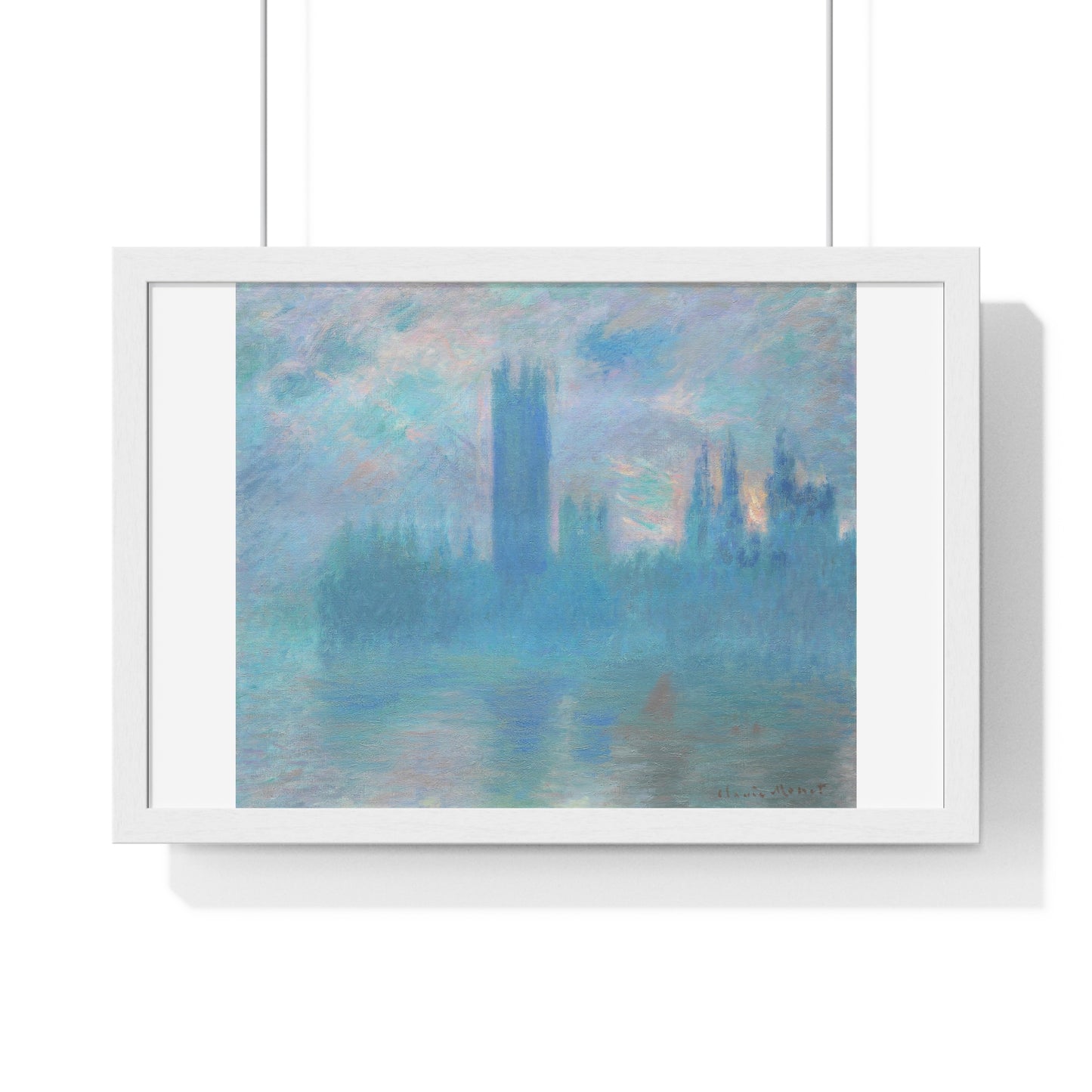 Houses of Parliament, London (1900–1901) by Claude Monet, from the Original, Framed Art Print