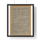 Stamped Images of the Wisdom King Fudō (Acala), Antique Japanese Scroll, from the Original, Framed Art Print