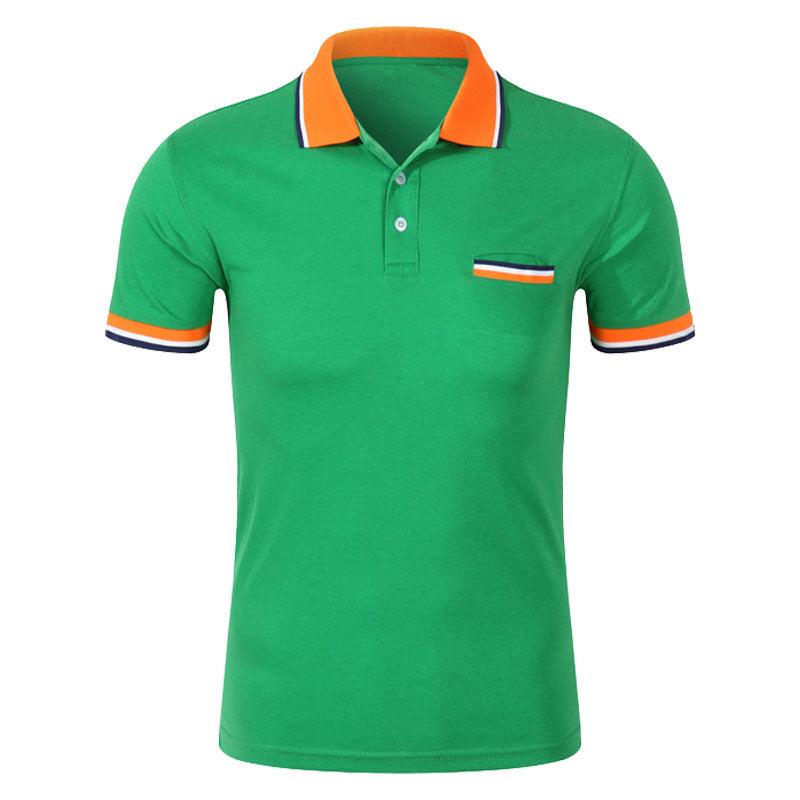 Unisex Fashion Lapel Polo Shirt, Candy Colours