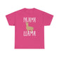 Pyjama Llama Heavy Cotton T-Shirt Quirky Women's Men's