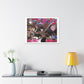 Psychedelic Japan VI Abstract Art 'Designed by 'AI Canvas Art Print