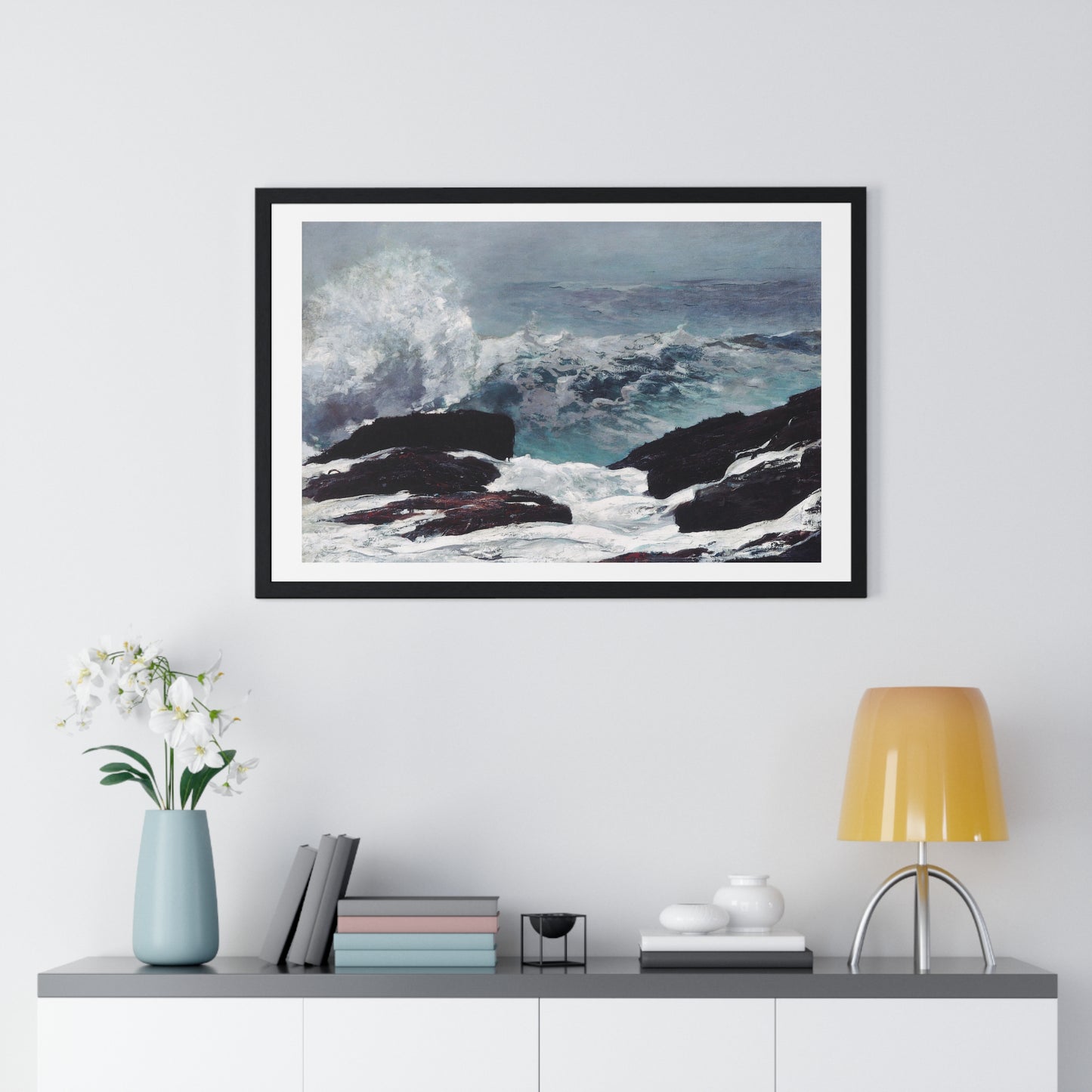 Northeaster (1895) by Winslow Homer, from the Original, Framed Art Print