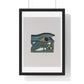 Wedjat Eye Amulet (circa 1070-664 BC) from the Original, Framed Art Print