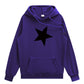 Five Pointed Star Unisex Hoodie, Multi Colours