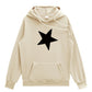 Five Pointed Star Unisex Hoodie, Multi Colours