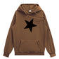 Five Pointed Star Unisex Hoodie, Multi Colours