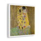 The Kiss (1907–1908) by Gustav Klimt, from the Original, Art Print on Canvas