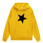 Five Pointed Star Unisex Hoodie, Multi Colours