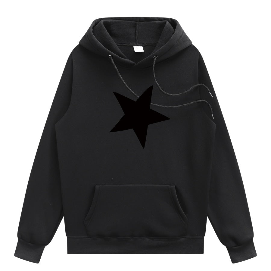 Five Pointed Star Unisex Hoodie, Multi Colours