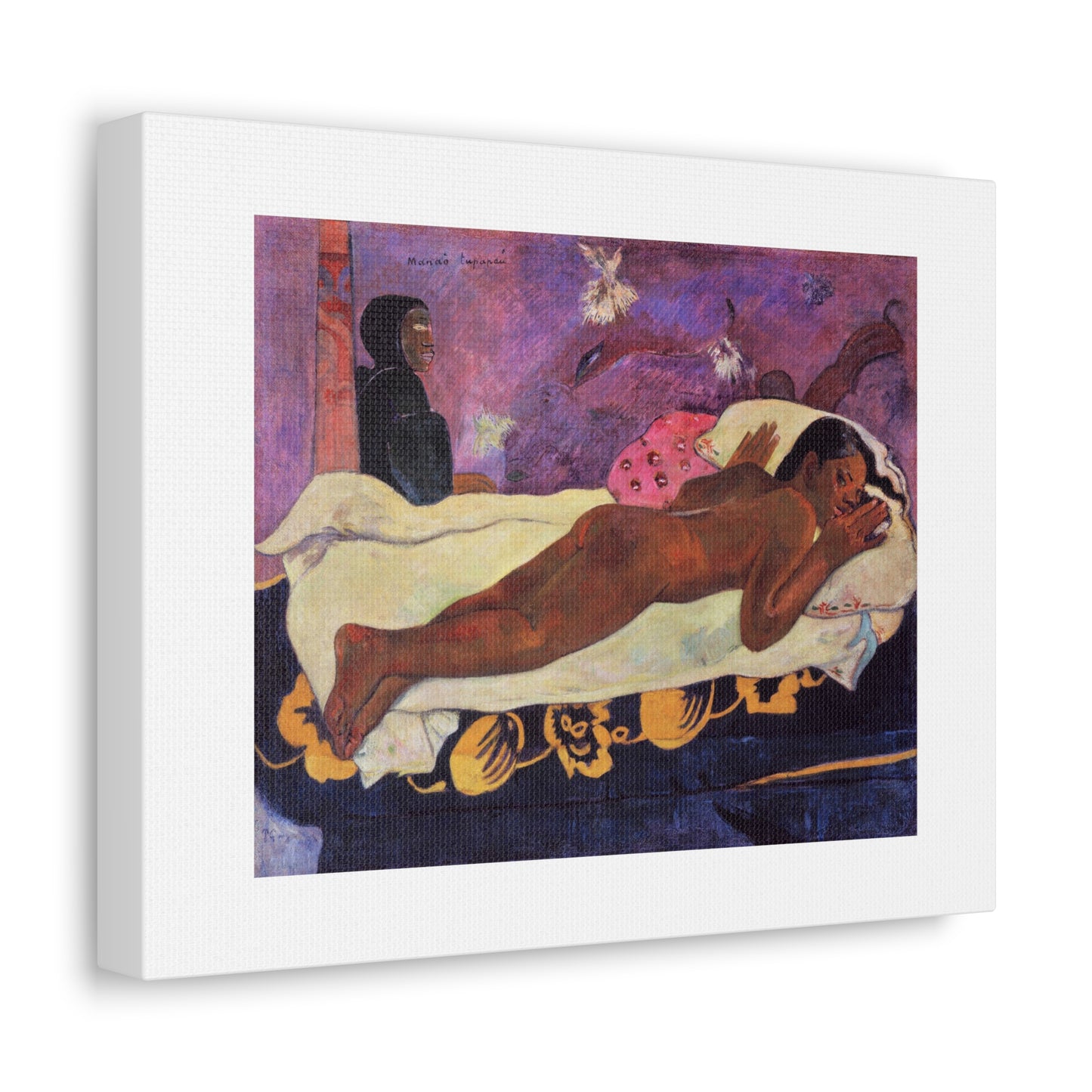 Spirit of the Dead Watching (1892) by Paul Gauguin, from the Original, Art Print on Canvas