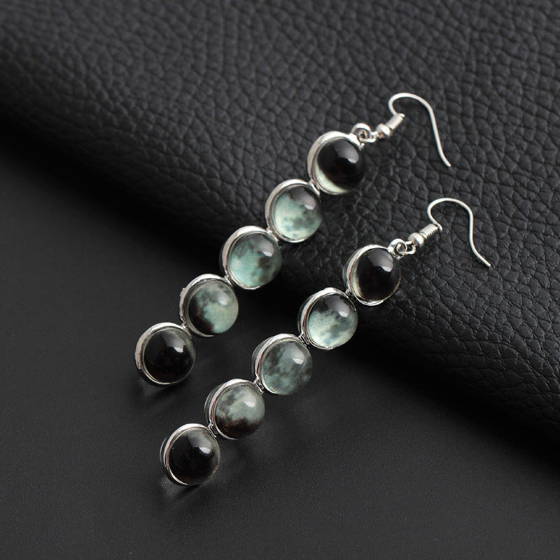 Fashion  Luminous Long Drop Earrings