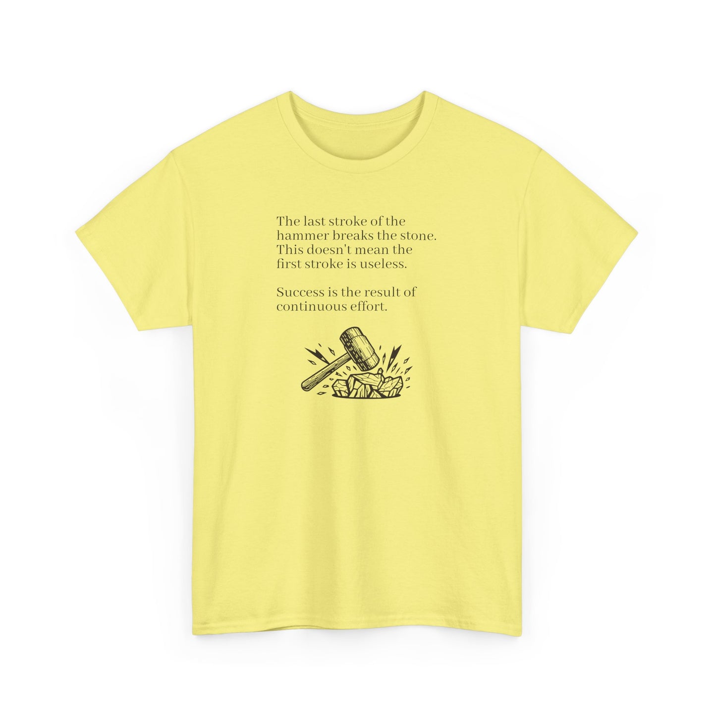 Success is the Result of Continuous Effort, Positive Vibes T-Shirt