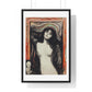 Madonna (1895) by Edvard Munch, from the Original, Framed Art Print