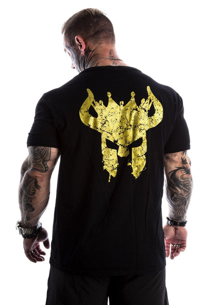 Round Neck Viking Design Slim Fit T-Shirt