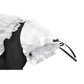 Dark in Love Court-Style Black and White Lace Blouse