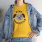 Stay Pawsitive, Dog Lover's Cotton T-Shirt