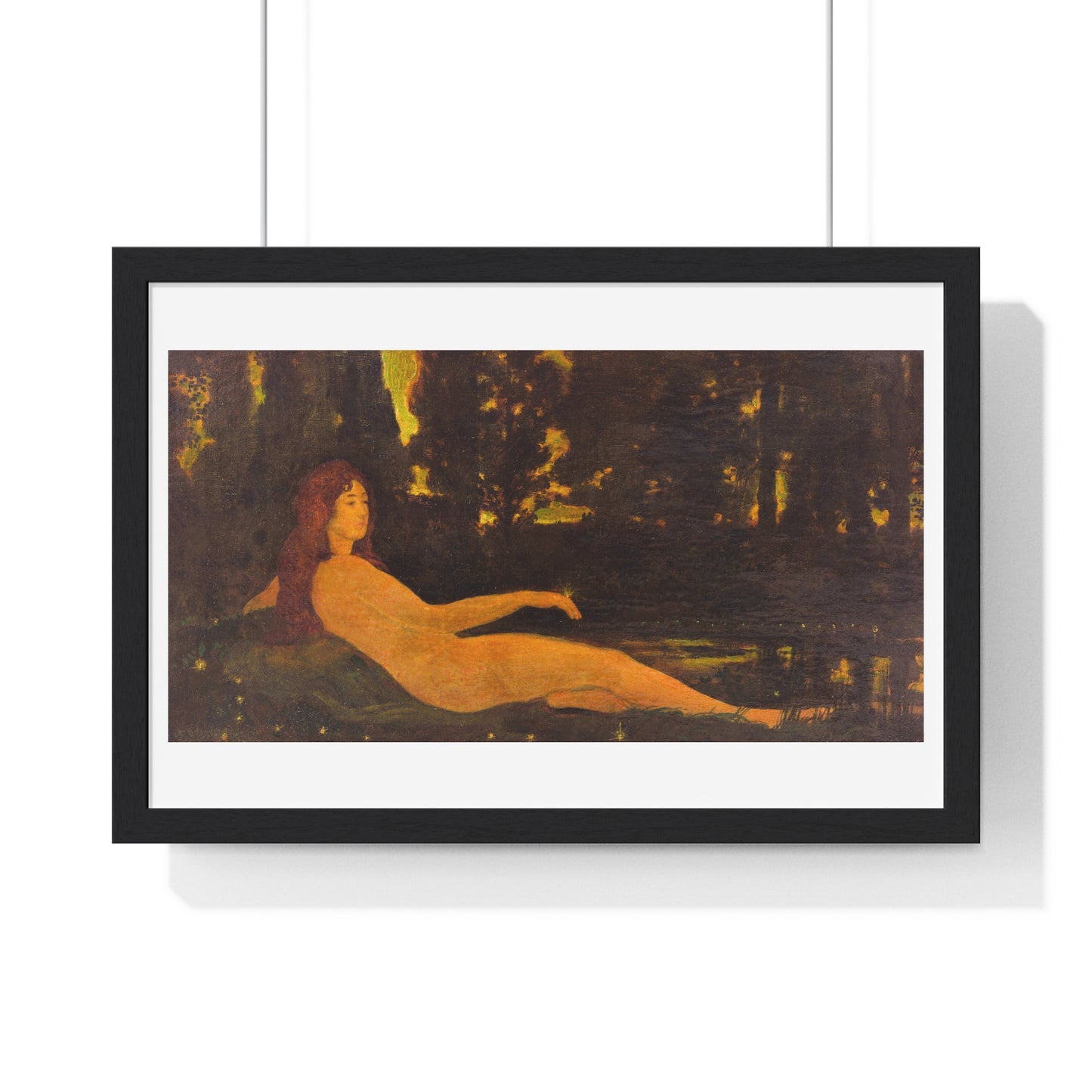 Semele or Fireflies (1907) by Arthur B Davies, from the Original, Framed Art Print