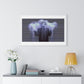 Man in the Energetic Realm, Abstract Art 'Designed by AI' Framed Print