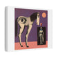 Surreal Horse and Knight Stretched Canvas Wall Art