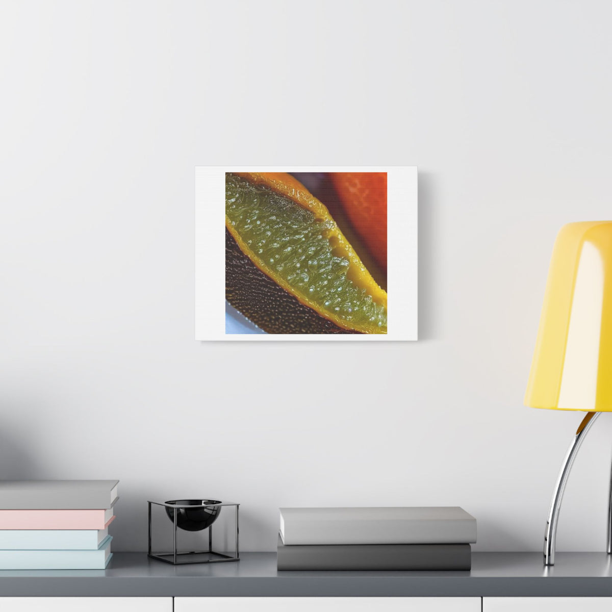Abstract Citrus Fruits, Decor Art Print on Canvas