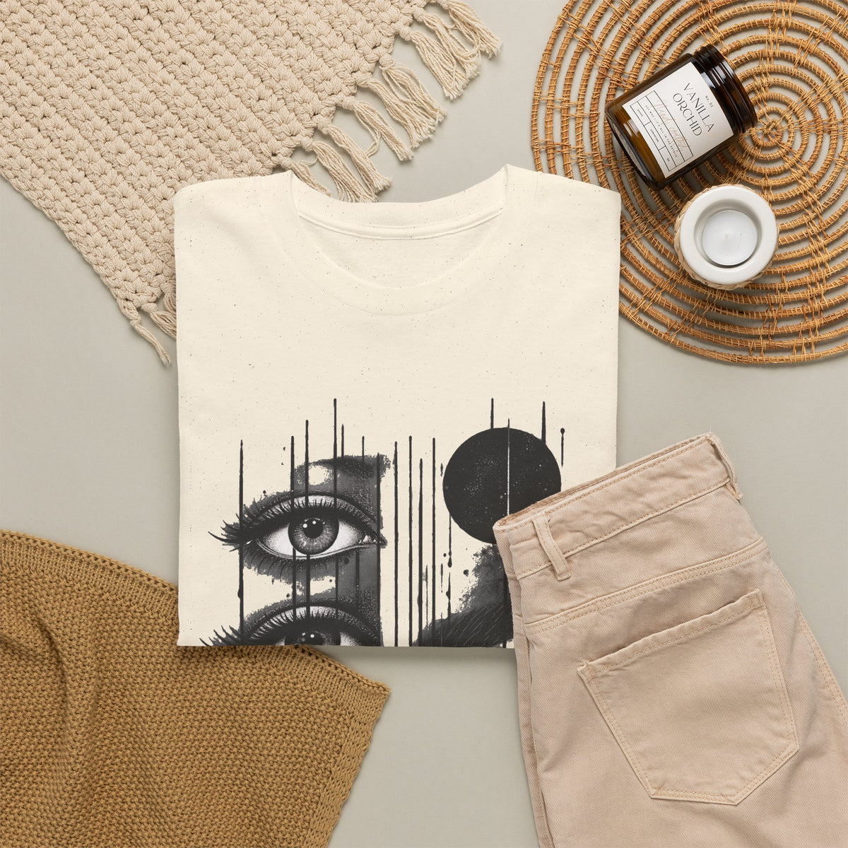 Surreal Three Eyes, Alt-Goth Graphic T-Shirt