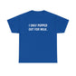 I Only Popped Out For Milk, Funny Traveller T-Shirt