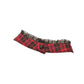 Dark in Love Rosalind Black and Red Tartan Cold Shoulder Halter Neck Dress
