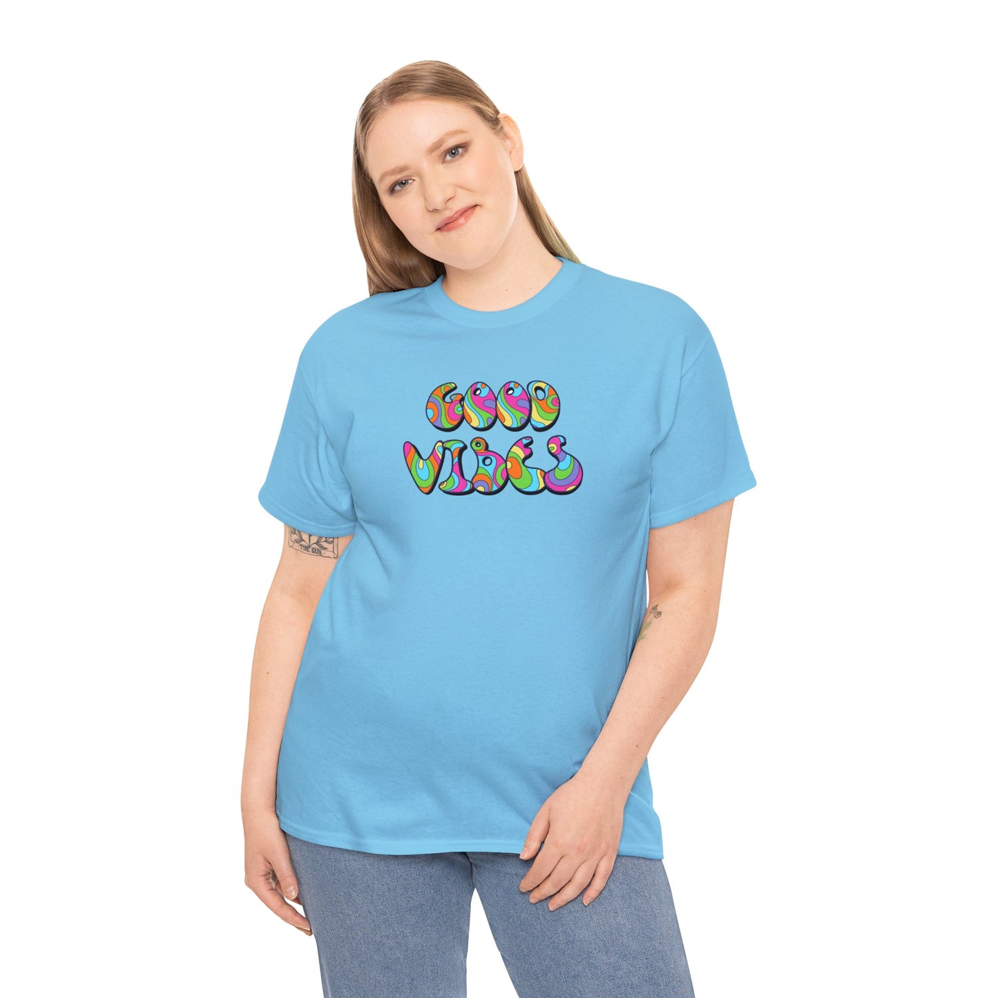 Good Vibes Abstract Psychedelic T-Shirt