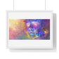 Faces of Ecstasy in Art 'Designed by AI, Framed Art Print