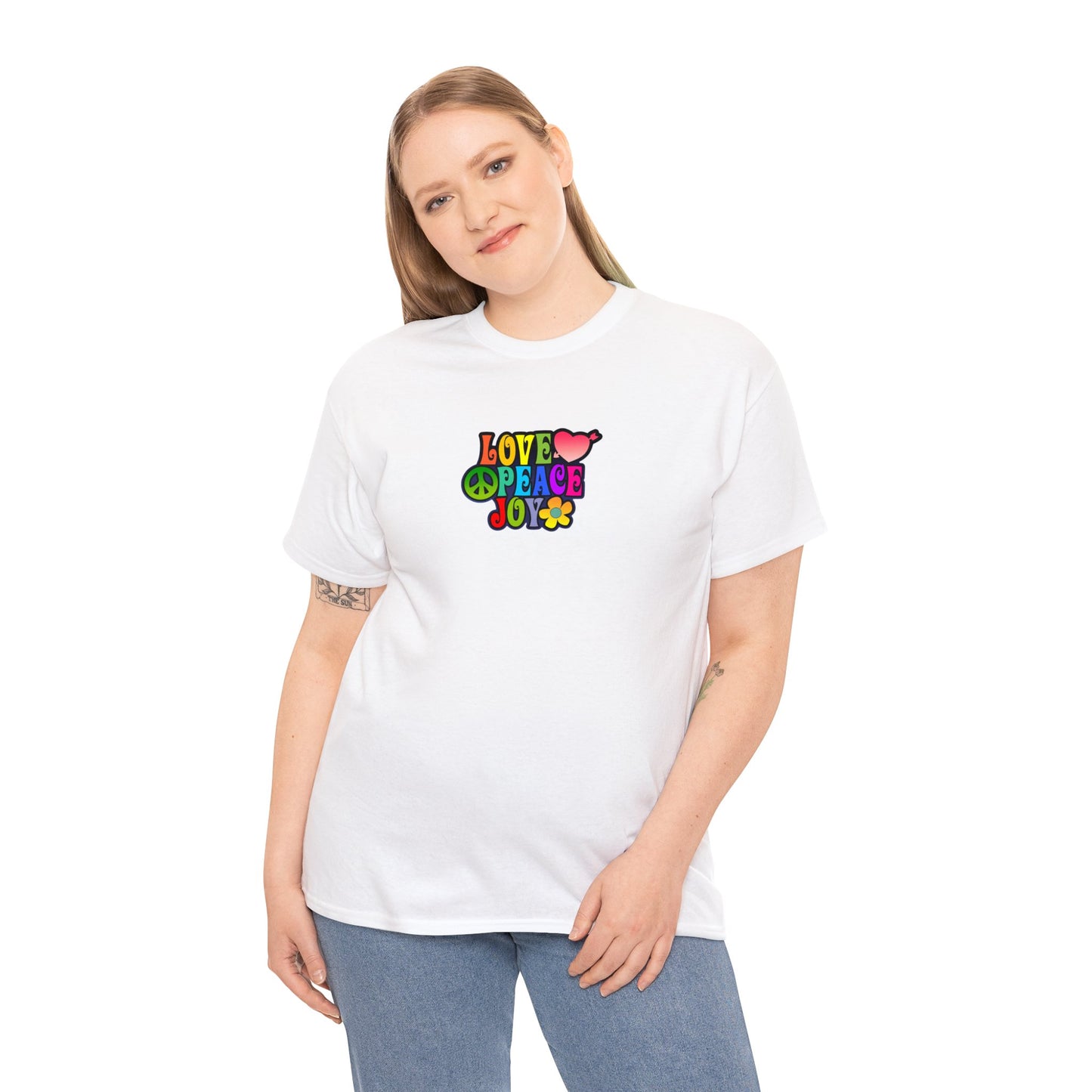 Love and Peace and Joy Psychedelic T-Shirt