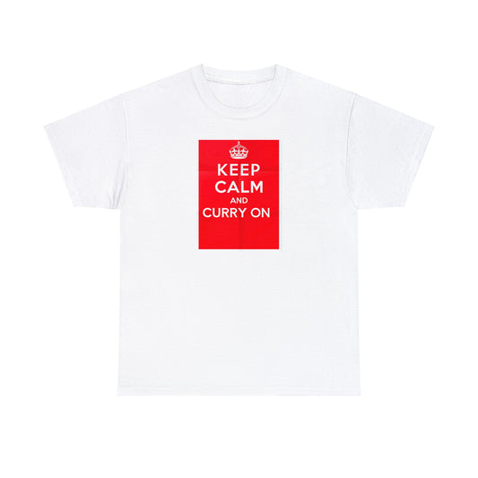 Keep Calm and Curry On, Curry Lover's T-Shirt Unisex