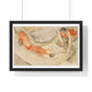 Two Trapeze Performers in Red by Charles Demuth (circa 1917) from the Original, Framed Art Print