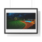 Dystopian Pool Scene II Photorealistic Art Style 'Designed by AI' Framed Print