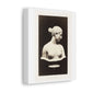 Bust of Greek Slave Photographic Art (1846) by Hiram Powers, from the Original, Print on Canvas