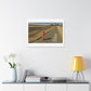 Weird Google Street View, Absurdist Art 'Designed by AI' Satin Canvas Print