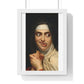 Crazy Nun, Surrealist Art, Large Decor Framed Print
